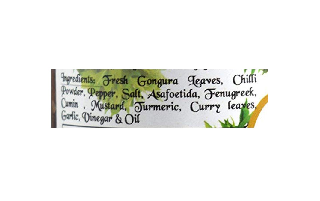 Authentic Granny's Recipes Yummy Gongura Pickles   Jar  250 grams